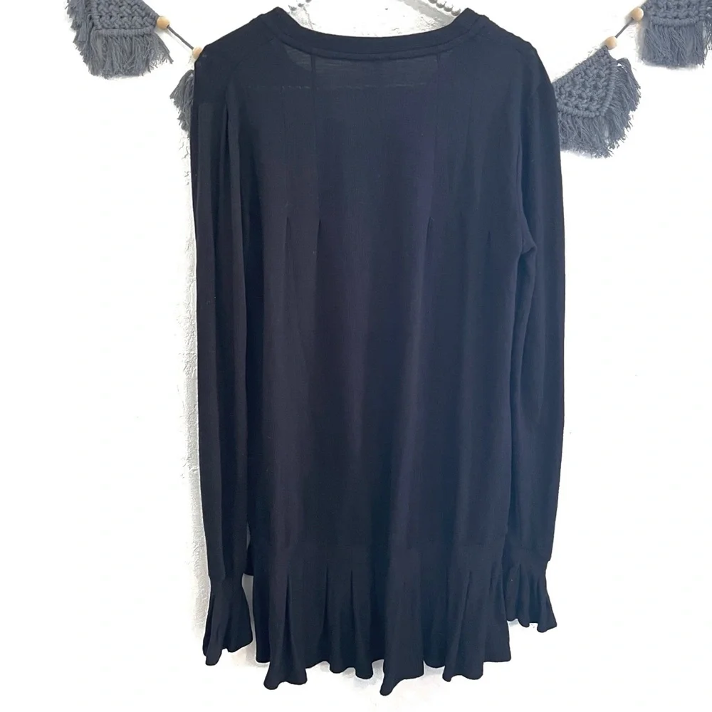 Free People | Your Girl Flounce Hem Knit Henley Tunic Dress - Picture 9 of 13